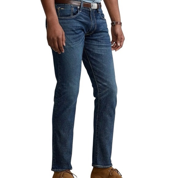 Polo Ralph Lauren Other - Polo Ralph Lauren Varick Slim Straight Jeans 32x30 Medium Wash Stretch Denim